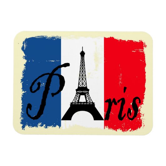Paris grunge magnet (Horizontal)