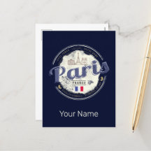 Paris Hauptstadt Frankreich Eiffelturm Vintag Souv