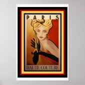Paris Haute Couture Poster 13 x 19 (Vorne)