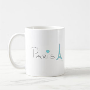 Paris Heart Eiffel Tower Kaffeetasse