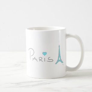 Paris Heart Eiffel Tower Kaffeetasse