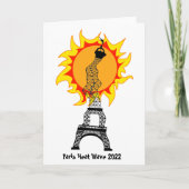 Paris Heat Wave 2022 Card Karte (Vorderseite)