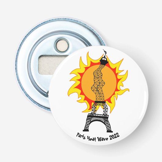 Paris Heat Wave 2022 Flasche Opener Flaschenöffner (Vorderseite)