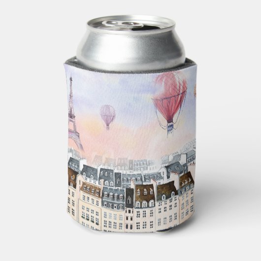 Paris, Heißluftballondarstellung Dosenkühler (Kanne Rückseite)