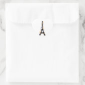 Paris Herz-Aufkleber (Tasche)