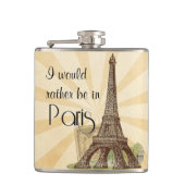 Paris Hip Flask Flachmann (Vorderseite)