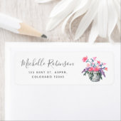 Paris Hochzeit-Aquarell-Wildblumen (Insitu)