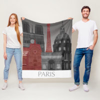 Paris Höhenunterschiede nach Nacht - Rot