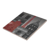 Paris Höhenunterschiede nach Nacht - Rot Fliese (Seite)