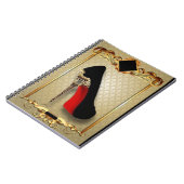 Paris-hoher Absatz Notizblock (Linke Seite)