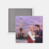 Paris Holiday Magnet (Vorderseite/Rückseite)