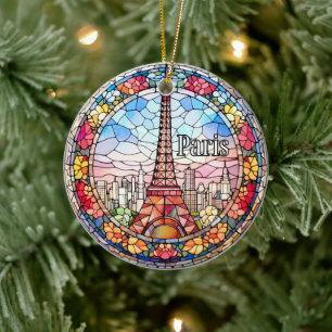 Paris Honeymoon Keramik Ornament