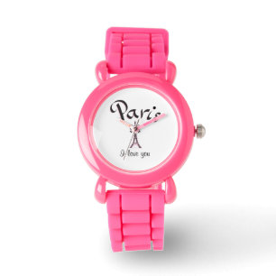 Paris I Liebe Armbanduhr