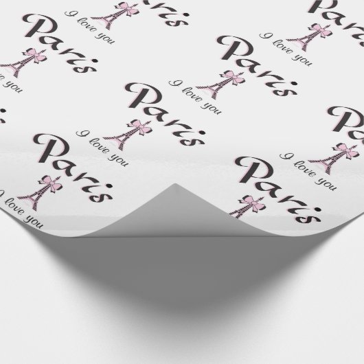 PARIS I LIEBE GESCHENKPAPIER (Ecke)