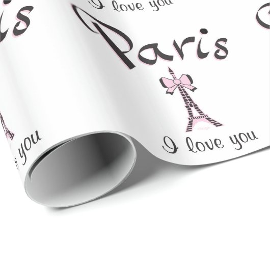 PARIS I LIEBE GESCHENKPAPIER (Rolleneckpunkt)
