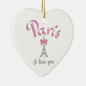 Paris I Liebe Keramikornament (Rechts)