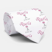 Paris I Liebe Krawatte (Gerollt)