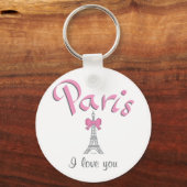 Paris I Liebe Schlüsselanhänger (Vorderseite)