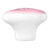 Paris I Liebe Sie rosa ID914 Keramikknauf (Seitenansicht)