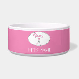 "Paris I Liebe You" - individuell anpassbar Napf