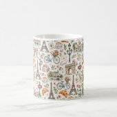 Paris Icons Chic Design Kaffeetasse (Mittel)
