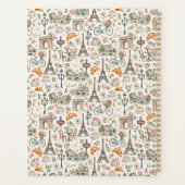 Paris Icons Chic Design Planer (Rückseite)