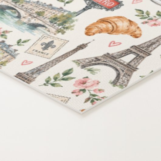 Paris Icons Chic Design Yogamatte (Detail)