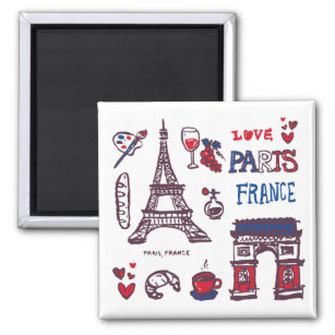Paris Icons Magnet