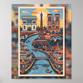 Paris Ikonen: Das Herz der Stadt des Lichts Poster