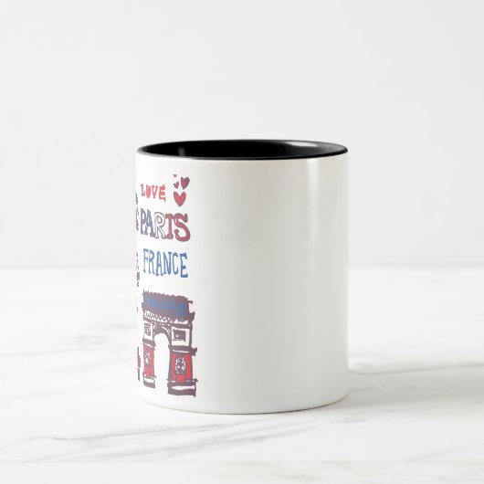 Paris-Ikonen Zweifarbige Tasse (Mittel)