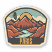 Paris, Illinois Aufkleber (Vorderseite)