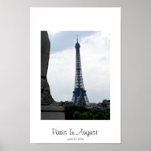Paris im August Poster