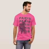 Paris im Coolen Vintag T-Shirt (Vorne ganz)