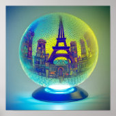 Paris im Crystal Ball Poster (Vorne)