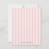 Paris im Frühjahr Babydusche Einladung (Rückseite)