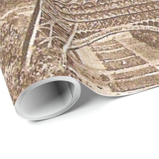 Paris im Frühjahr Geschenkpapier (Rolleneckpunkt)