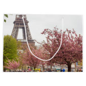 Paris im Frühjahr Geschenktasche Große Geschenktüte (Rückseite)