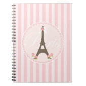Paris im Frühjahr Girly Notizblock (Vorderseite)