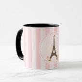 Paris im Frühjahr Girly Tasse (Vorderseite Links)