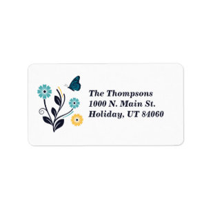 Paris im Frühjahr / Mailing Labels Adressaufkleber