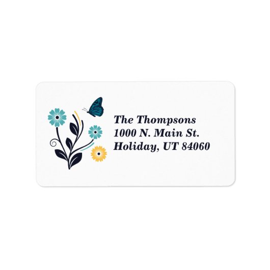 Paris im Frühjahr / Mailing Labels Adressaufkleber (Vorne)