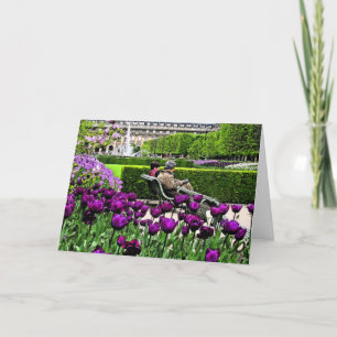 Paris im Frühling Karte