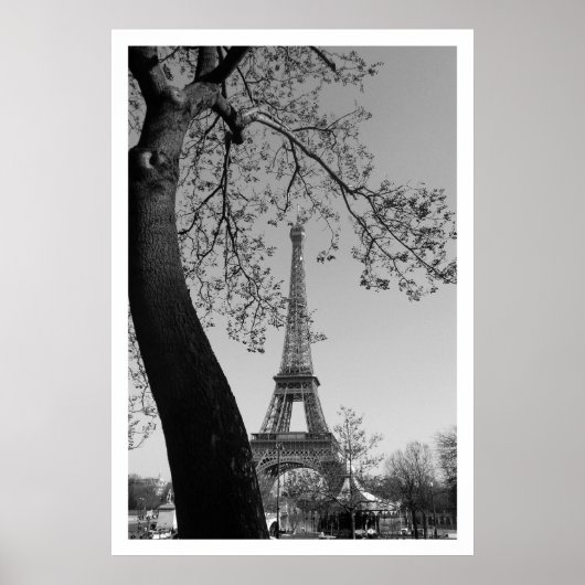 Paris im Frühling Poster (Vorne)