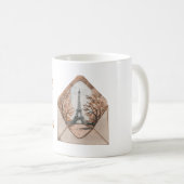 Paris im Herbst Eiffelturm Umschlag Kaffeetasse (VorderseiteRechts)