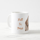 Paris im Herbst Eiffelturm Umschlag Kaffeetasse (Vorderseite Links)