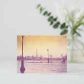 Paris im Regen Postkarte (Stehend Vorderseite)