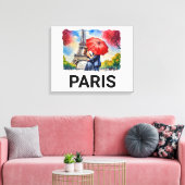 PARIS im Springtime Leinwanddruck (Insitu (Wohnzimmer))