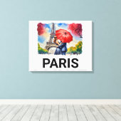 PARIS im Springtime Leinwanddruck (Insitu (Holzboden))