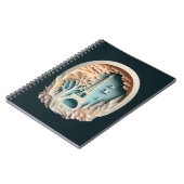 Paris Imitate Papercut Style Spiral Foto Notebook Notizblock (Linke Seite)