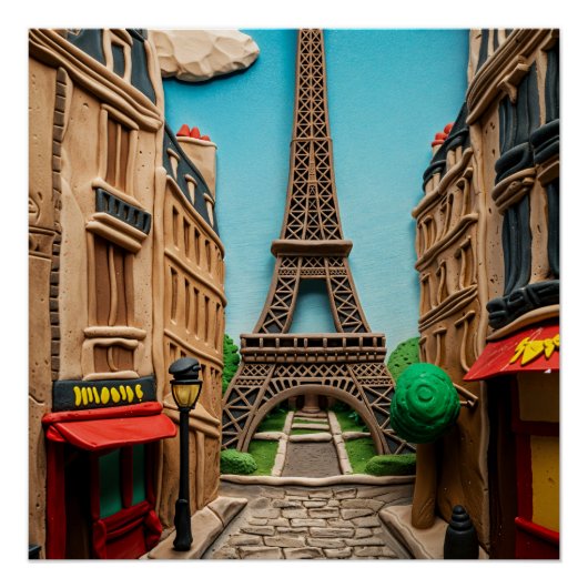 Paris in 3d poster (Vorderseite)